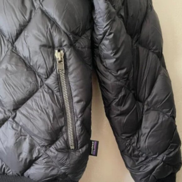 PATAGONIA W's Prow Bomber Jacket in Black | Down winter coat | Size: S - Picture 5 of 7